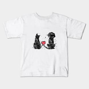 Cat and dog, Kids T-Shirt